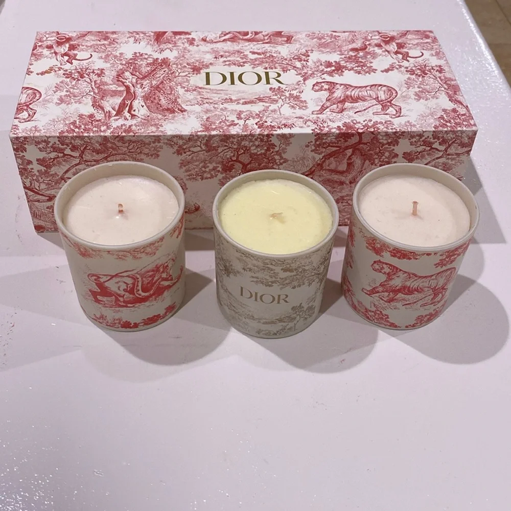 Dior Scented Candle Set of 3 - Picture 1 of 14